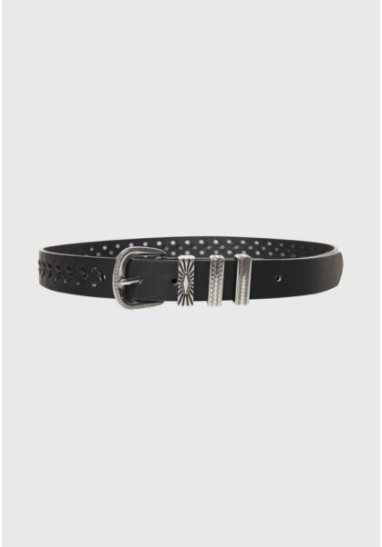 FUNKY BUDDHA ΖΩΝΗ ΓΥΝΑΙΚΕΙΑ ΜΑΥΡΟ FBL012-406-10