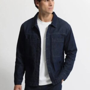 TRESOR DENIM ΠΟΥΚΑΜΙΣΟ ΑΝΔΡΙΚΟ ΜΠΛΕ MICKEL 2312 REGULAR FIT
