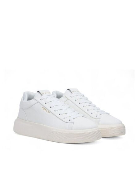 REPLAY ΠΑΠΟΥΤΣΙ SNEAKER ΑΝΔΡΙΚΟ ΛΕΥΚΟ NOTTING DOUBLE GMZ70.000.C0001L-0061