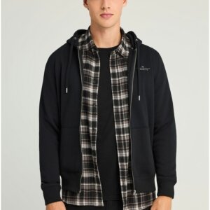 FUNKY BUDDHA ΦΟΥΤΕΡ ΖΑΚΕΤΑ ΑΝΔΡΙΚΗ ΜΑΥΡΟ FBM012-001-06 REGULAR FIT