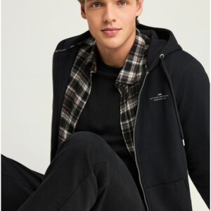 FUNKY BUDDHA ΦΟΥΤΕΡ ΖΑΚΕΤΑ ΑΝΔΡΙΚΗ ΜΑΥΡΟ FBM012-001-06 REGULAR FIT
