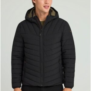 FUNKY BUDDHA JACKET ΑΝΔΡΙΚΟ ΜΑΥΡΟ FBM012-002-01 REGULAR FIT