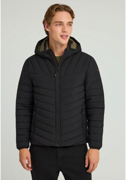 FUNKY BUDDHA JACKET ΑΝΔΡΙΚΟ ΜΑΥΡΟ FBM012-002-01 REGULAR FIT