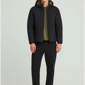 FUNKY BUDDHA JACKET ΑΝΔΡΙΚΟ ΜΑΥΡΟ FBM012-002-01 REGULAR FIT