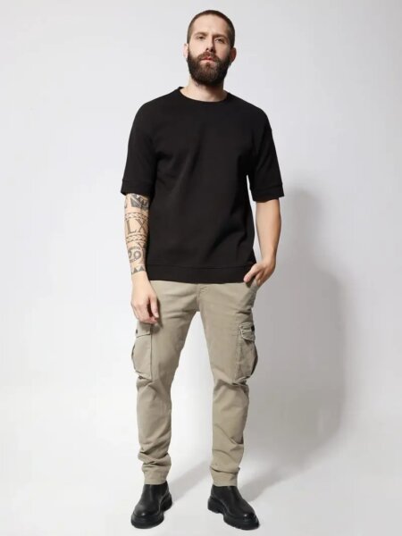 TRESOR T-SHIRT ΑΝΔΡΙΚΟ ΜΑΥΡΟ DIEGO 207094 REGULAR FIT