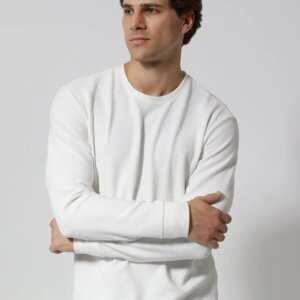 TRESOR T-SHIRT ΜΑΚΡΥΜΑΝΙΚΟ ΑΝΔΡΙΚΟ MARIO 206074 ΛΕΥΚΟ REGULAR FIT