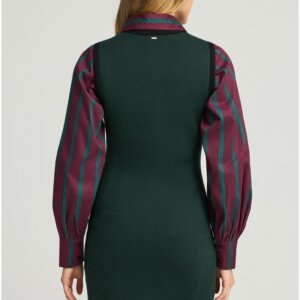 FUNKY BUDDHA ΦΟΡΕΜΑ ΠΛΕΚΤΟ ΜΙΝΙ ΠΡΑΣΙΝΟ FBL012-106-13  REGULAR FIT
