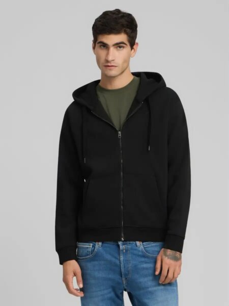 REPLAY ΖΑΚΕΤΑ ΦΟΥΤΕΡ ΑΝΔΡΙΚΗ ΜΑΥΡΗ M3105.000.23832.098 REGULAR FIT
