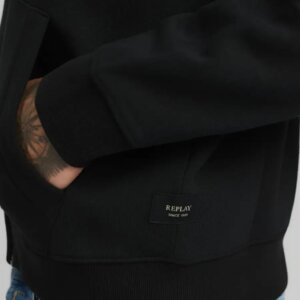 REPLAY ΖΑΚΕΤΑ ΦΟΥΤΕΡ ΑΝΔΡΙΚΗ ΜΑΥΡΗ M3105.000.23832.098 REGULAR FIT
