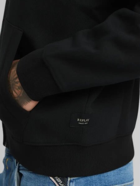 REPLAY ΖΑΚΕΤΑ ΦΟΥΤΕΡ ΑΝΔΡΙΚΗ ΜΑΥΡΗ M3105.000.23832.098 REGULAR FIT