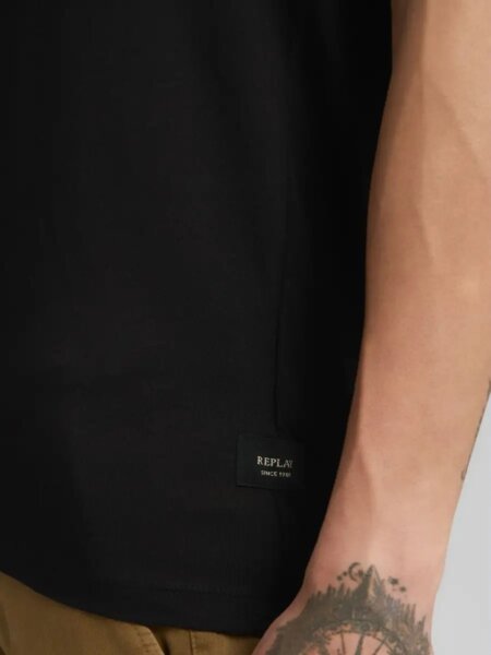 REPLAY T-SHIRT ΑΝΔΡΙΚΟ ΜΑΥΡΟ M3097.000.2660.098 REGULAR FIT