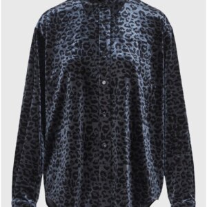 FUNKY BUDDHA ΠΟΥΚΑΜΙΣΟ ΒΕΛΟΥΤΕ ΓΥΝΑΙΚΕΙΟ ΛΕΟΠΑΡ ANTHRACITE FBL012-125-05 REGULAR FIT