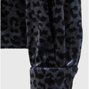 FUNKY BUDDHA ΠΟΥΚΑΜΙΣΟ ΒΕΛΟΥΤΕ ΓΥΝΑΙΚΕΙΟ ΛΕΟΠΑΡ ANTHRACITE FBL012-125-05 REGULAR FIT