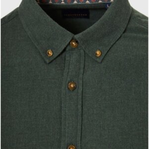 FUNKY BUDDHA ΠΟΥΚΑΜΙΣΟ ΑΝΔΡΙΚΟ ΠΡΑΣΙΝΟ FBM012-046-05 REGULAR FIT