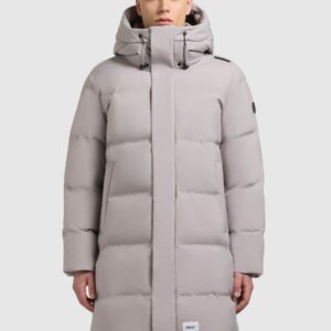 KHUJO JACKET ΑΝΔΡΙΚΟ ΜΑΚΡΥ OFF WHITE STANK3 2009CO253 219-BLI-GRY REGULAR FIT