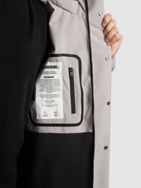 KHUJO JACKET ΑΝΔΡΙΚΟ ΜΑΚΡΥ OFF WHITE STANK3 2009CO253 219-BLI-GRY REGULAR FIT