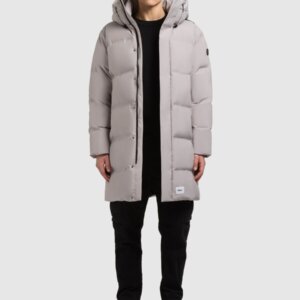 KHUJO JACKET ΑΝΔΡΙΚΟ ΜΑΚΡΥ OFF WHITE STANK3 2009CO253 219-BLI-GRY REGULAR FIT