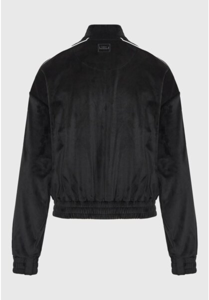 FUNKY BUDDHA ΖΑΚΕΤΑ ΒΕΛΟΥΤΕ ΓΥΝΑΙΚΕΙΑ ΜΑΥΡΗ FBL012-102-06 REGULAR FIT