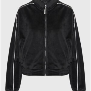 FUNKY BUDDHA ΖΑΚΕΤΑ ΒΕΛΟΥΤΕ ΓΥΝΑΙΚΕΙΑ ΜΑΥΡΗ FBL012-102-06 REGULAR FIT
