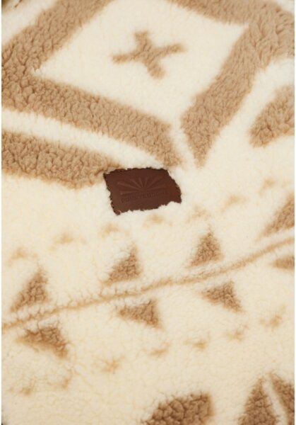 FUNKY BUDDHA ΖΑΚΕΤΑ FLEECE ΕΚΡΟΥ ΑΝΔΡΙΚΗ FBM012-055-06 REGULAR FIT