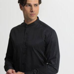 TRESOR ΠΟΥΚΑΜΙΣΟ ΑΝΔΡΙΚΟ ΜΑΥΡΟ SYRA 33-7423 SLIM FIT