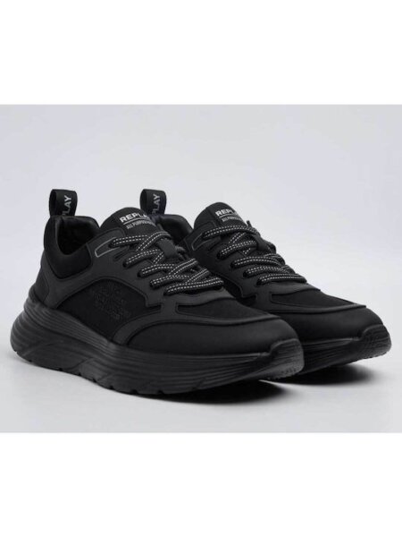 REPLAY SNEAKER ΑΝΔΡΙΚΟ ΜΑΥΡΟ JENNON GMSG8.000.C0001T-0003 BLACK