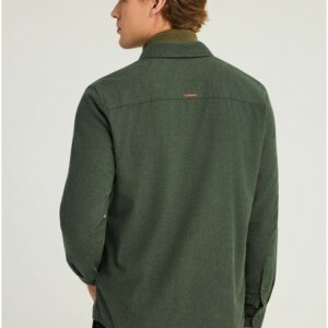 FUNKY BUDDHA ΠΟΥΚΑΜΙΣΟ ΑΝΔΡΙΚΟ ΠΡΑΣΙΝΟ FBM012-046-05 REGULAR FIT