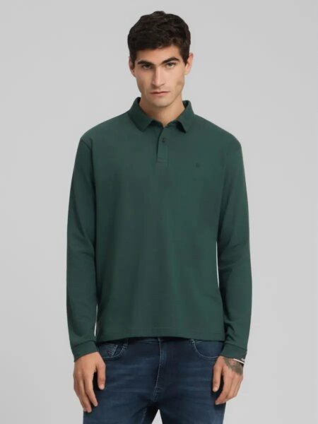 REPLAY POLO ΜΑΚΡΥΜΑΝΙΚΟ ΑΝΔΡΙΚΟ ΠΡΑΣΙΝΟ M3268.000.21868.135 REGULAR FIT