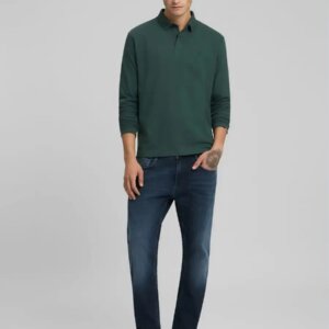 REPLAY POLO ΜΑΚΡΥΜΑΝΙΚΟ ΑΝΔΡΙΚΟ ΠΡΑΣΙΝΟ M3268.000.21868.135 REGULAR FIT