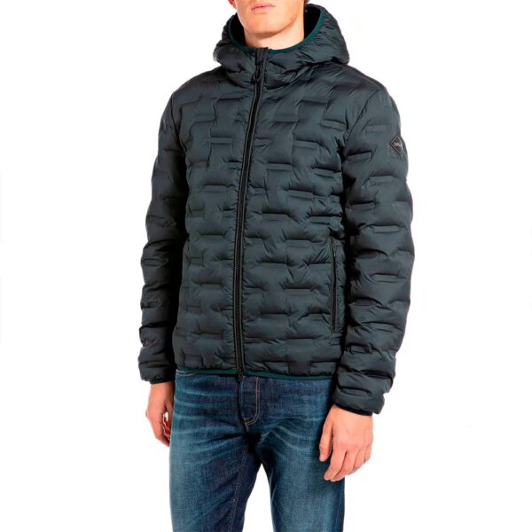 REPLAY JACKET ΑΝΔΡΙΚΟ ΠΕΤΡΟΛ M8401.000.84168N.094 REGULAR FIT