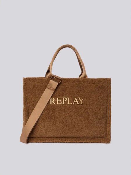 REPLAY ΤΣΑΝΤΑ TOTE ΓΥΝΑΙΚΕΙΑ ΚΑΦΕ FW3815.000.A1002A.0203
