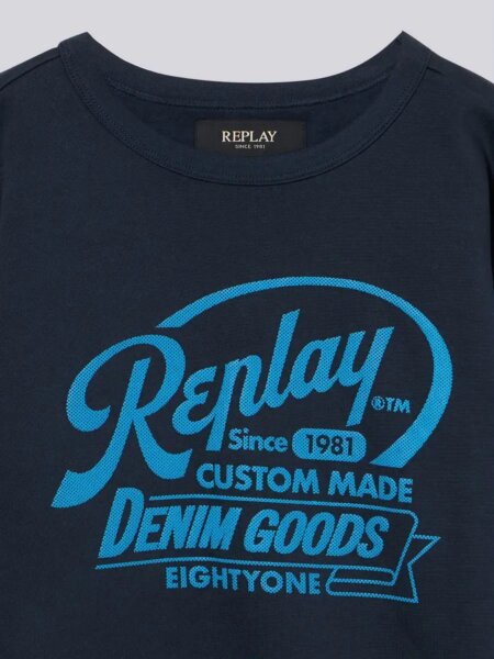 REPLAY ΦΟΥΤΕΡ ΠΑΙΔΙΚΟ ΜΠΛΕ SB2064.059.23830.782 REGULAR FIT