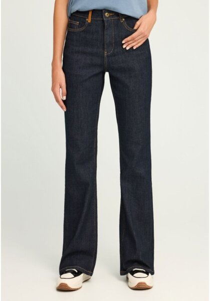 FUNKY BUDDHA JEAN ΓΥΝΑΙΚΕΙΟ ΜΠΛΕ ΣΚΟΥΡΟ FBL012-173-02 FLARE FIT