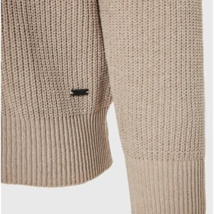 FUNKY BUDDHA ΠΛΕΚΤΟ HALF ZIP ΑΝΤΡΙΚΟ ΜΠΕΖ FBM012-052-09 REGULAR FIT