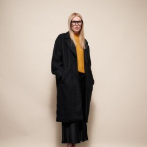 SPLENDID ΠΑΛΤΟ ΓΥΝΑΙΚΕΙΟ ΜΑΥΡΟ 54-101-059 REGULAR FIT