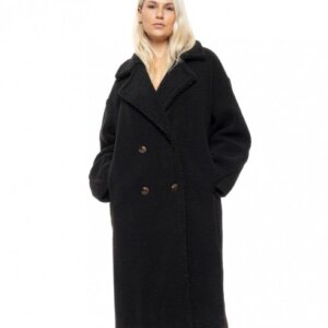 BISTON JACKET TEDDY ΓΥΝΑΙΚΕΙΟ ΜΑΥΡΟ 54-101-038 REGULAR FIT