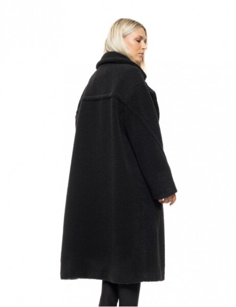 BISTON JACKET TEDDY ΓΥΝΑΙΚΕΙΟ ΜΑΥΡΟ 54-101-038 REGULAR FIT