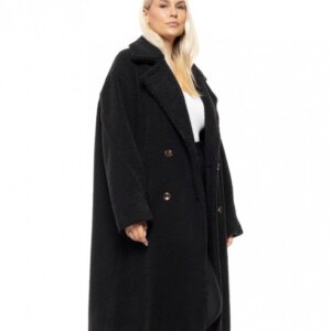 BISTON JACKET TEDDY ΓΥΝΑΙΚΕΙΟ ΜΑΥΡΟ 54-101-038 REGULAR FIT
