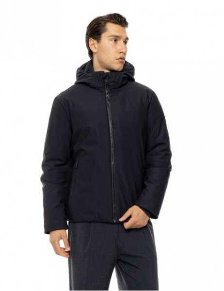 BISTON JACKET ΑΝΔΡΙΚΟ ΜΑΥΡΟ 54-201-108 REGULAR FIT
