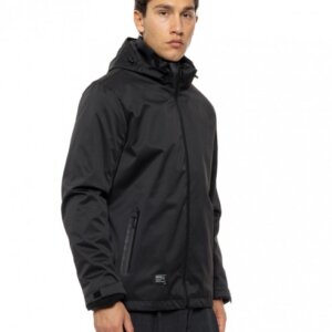 BISTON JACKET ΜΕ ΖΑΚΕΤΑ FLEECE ΕΣΩΤΕΡΙΚΑ ΑΝΔΡΙΚΟ ΜΑΥΡΟ 54-201-051 REGULAR FIT