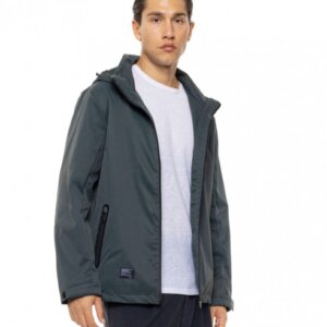BISTON JACKET ΜΕ ΖΑΚΕΤΑ FLEECE ΕΣΩΤΕΡΙΚΑ ΑΝΔΡΙΚΟ ΠΡΑΣΙΝΟ 54-201-051 REGULAR FIT