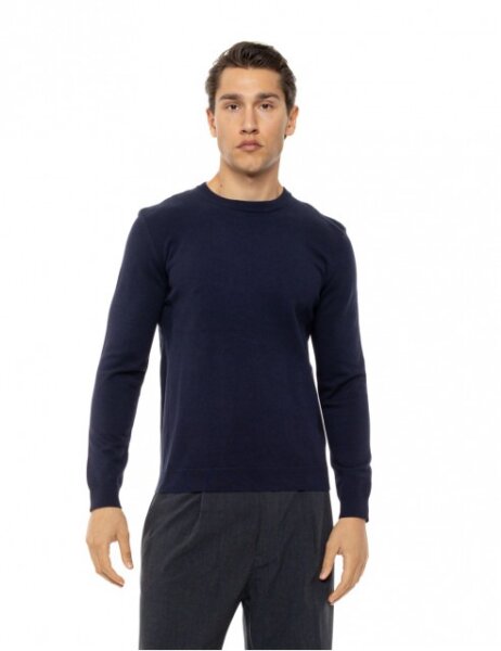 BISTON ΠΛΕΚΤΟ ΒΑΜΒΑΚΕΡΟ ΑΝΔΡΙΚΟ ΜΠΛΕ 54-206-015 REGULAR FIT