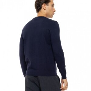 BISTON ΠΛΕΚΤΟ ΒΑΜΒΑΚΕΡΟ ΑΝΔΡΙΚΟ ΜΠΛΕ 54-206-015 REGULAR FIT