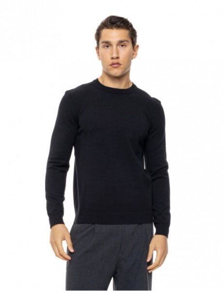 BISTON ΠΛΕΚΤΟ ΒΑΜΒΑΚΕΡΟ ΑΝΔΡΙΚΟ ΜΠΛΕ 54-206-015 REGULAR FIT