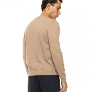 BISTON ΠΛΕΚΤΟ ΒΑΜΒΑΚΕΡΟ ΑΝΔΡΙΚΟ ΜΠΕΖ 54-206-015 REGULAR FIT