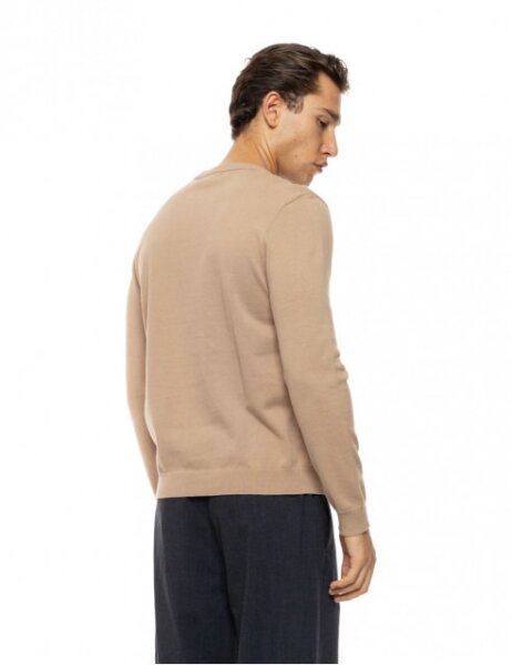 BISTON ΠΛΕΚΤΟ ΒΑΜΒΑΚΕΡΟ ΑΝΔΡΙΚΟ ΜΠΕΖ 54-206-015 REGULAR FIT