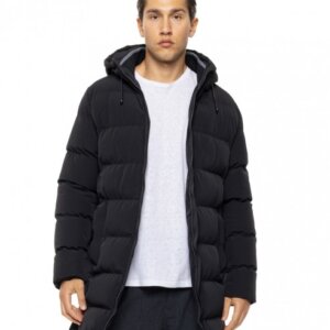 BISTON JACKET MIDI ΜΑΥΡΟ ΑΝΤΡΙΚΟ 54-201-100 REGULAR FIT