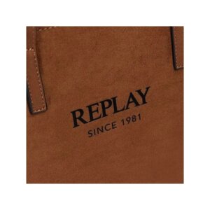 REPLAY ΤΣΑΝΤΑ ΣΕΤ ΔΙΠΛΗΣ ΩΨΗΣ ΚΑΦΕ-ΜΑΥΡΟ FW3553.005.A2018A.X049