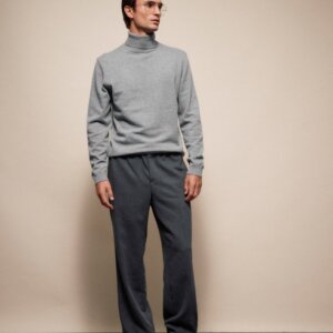 BISTON ΖΙΒΑΓΚΟ ΒΑΜΒΑΚΕΡΟ ΑΝΤΡΙΚΟ ΓΚΡΙ 54-206-013 REGULAR FIT