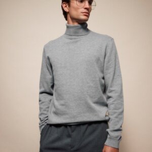 BISTON ΖΙΒΑΓΚΟ ΒΑΜΒΑΚΕΡΟ ΑΝΤΡΙΚΟ ΓΚΡΙ 54-206-013 REGULAR FIT